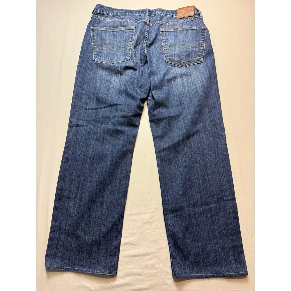 Mens Lucky Brand 361 Vintage‎ Straight Jeans 36x30 Blue Denim Casual